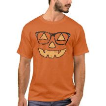 Vintage Jack-O-Lantern With Glasses T-shirt