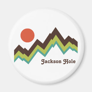 Vintage Jackson Hole Magnet