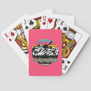 Vintage Jackson Hole Wyoming Playing Cards