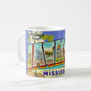 Vintage Jackson Miss Greetings Coffee Mug