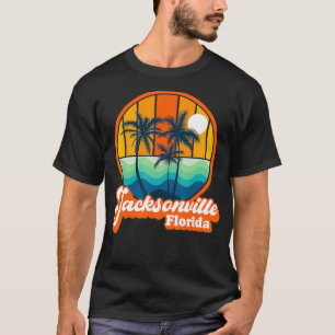 Vintage Jacksonville Florida Summer Vacation Beach T-Shirt