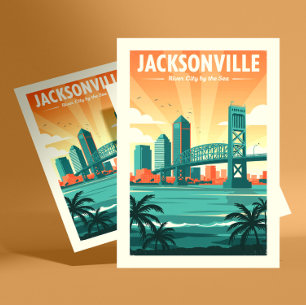 Vintage Jacksonville Postcard