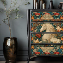 Vintage Jade And Gold Art Nouveau Unicorn