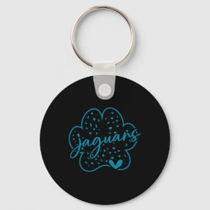Vintage Jaguars School Sports Team Spirit Back To Key Ring