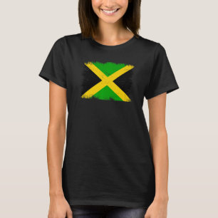 Vintage Jamaica Flag Jamaican Independence Day T-Shirt