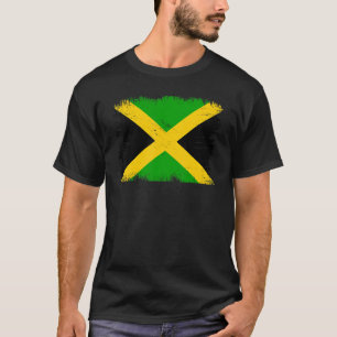 Vintage Jamaica Flag Jamaican Independence Day T-Shirt