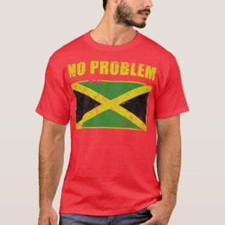 Vintage Jamaica No Problem Jamaican Flag T-Shirt