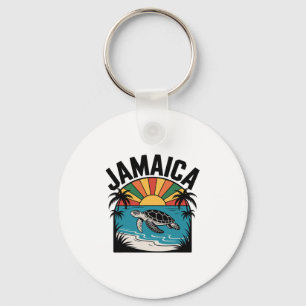 Vintage Jamaica Reggae Vacation Key Ring