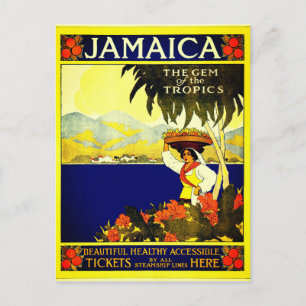 Vintage Jamaica Travel Postcard