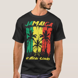 Vintage Jamaica Vacation Squad Palm Tree Reggae Co T-Shirt