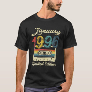 Vintage January 1996 Cassette 26Th Birthday Decora T-Shirt