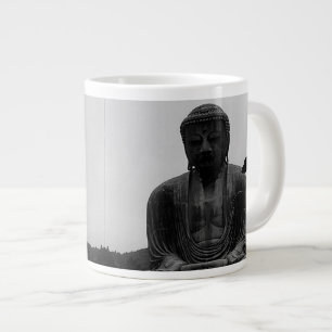 Vintage Japan Kamakura Great Buddha Magnet Ceramic Large Coffee Mug