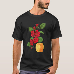 Vintage Japan Quince Tree Botanical Specimen T-Shirt