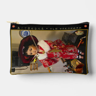 Vintage Japan Small Travel Cosmetic Bag