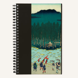 Vintage Japan- Suzuka River at Tsuchiyama Notebook