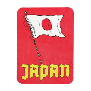 Vintage Japan Travel Poster Magnet