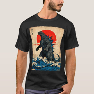 Vintage Japanese Art Kaiju Monster T-Shirt