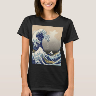 vintage japanese art ocean landscape great wave T-Shirt