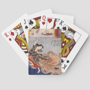 Vintage Japanese Art Playing Cards