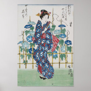 Vintage Japanese Art Poster