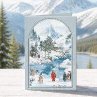 Vintage Japanese Christmas Card