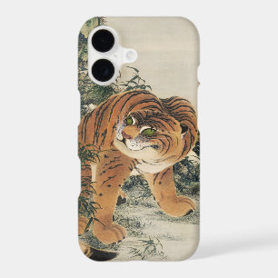 Vintage Japanese Edo Tiger in Bamboo Forest Art