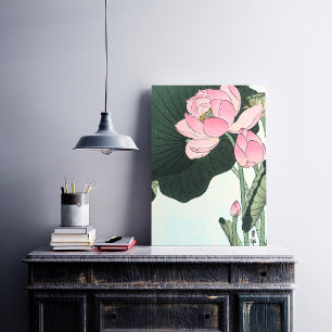 Vintage Japanese Fine Art Lotus Flower Photo Print