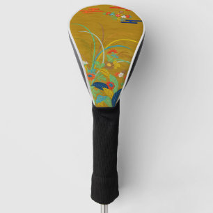 Vintage Japanese Floral Wildflower G.A. Audsley Golf Head Cover