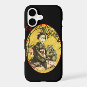 Vintage Japanese Geisha iPhone X Case