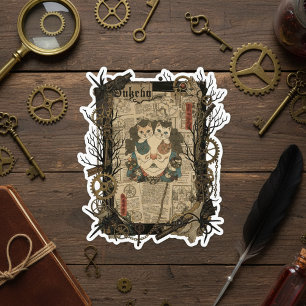 Vintage Japanese Gothic Collage –