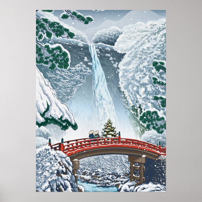 Vintage Japanese Illustrated Poster (Front)