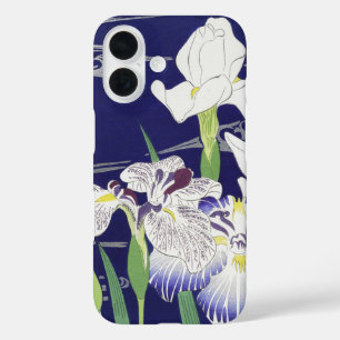 Vintage Japanese Iris Art Print Kogyo Tsukioka iPhone 16 Case