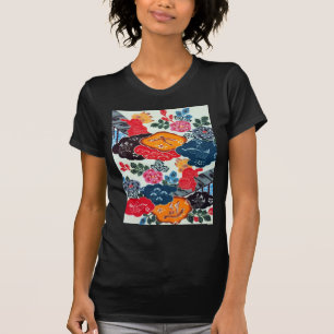 Vintage Japanese Kimono Textile (Bingata) T-Shirt