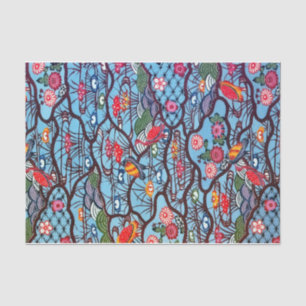 Vintage Japanese Kimono Textile (Bingata) Tissue Paper