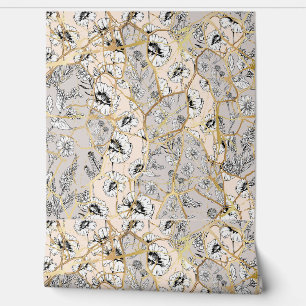 Vintage Japanese Kintsugi Wallpaper