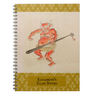 Vintage Japanese Oni School Notebook