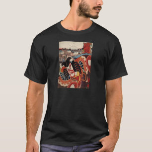 Vintage Japanese Painting - Kabuki Actor T-Shirt