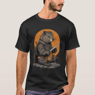 Vintage Japanese Samurai Marmot T-Shirt