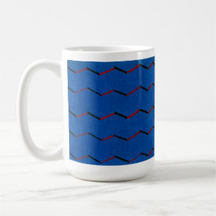 Vintage Japanese Textile Woodblock Print Art Mugs