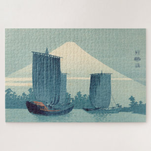 Vintage Japanese Ukiyo-e Art the Floating World Jigsaw Puzzle