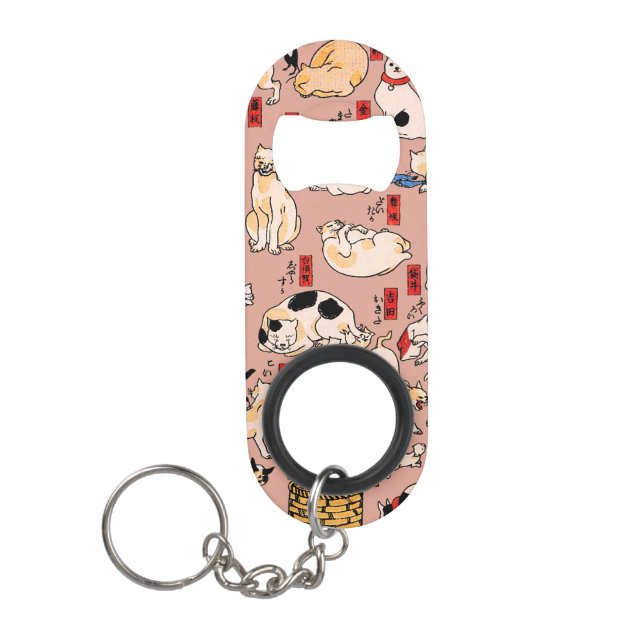 Vintage Japanese Ukiyo-e Cat Pattern: Kuniyoshi (Front)
