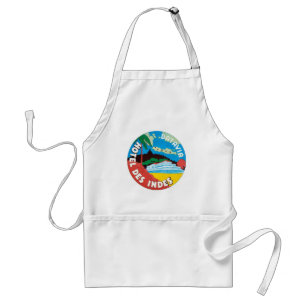 Vintage Java Travel Advertisement Standard Apron