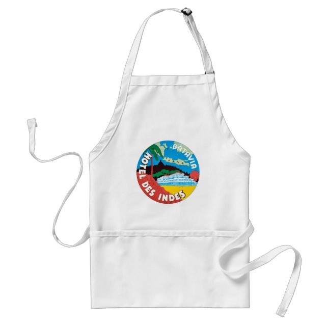 Vintage Java Travel Advertisement Standard Apron (Front)