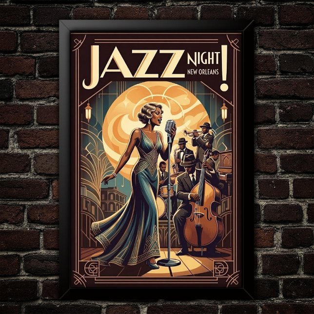 Vintage Jazz 1930s Art Poster (Creator Uploaded)