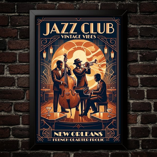Vintage Jazz 1930s Art Poster (Creator Uploaded)