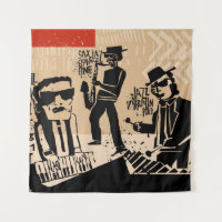 Vintage Jazz Band Poster: Cool Design