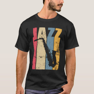 Vintage Jazz Saxophone Gift T-Shirt