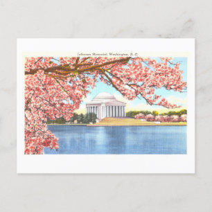 Vintage Jefferson Memorial, Washington, DC, Postcard