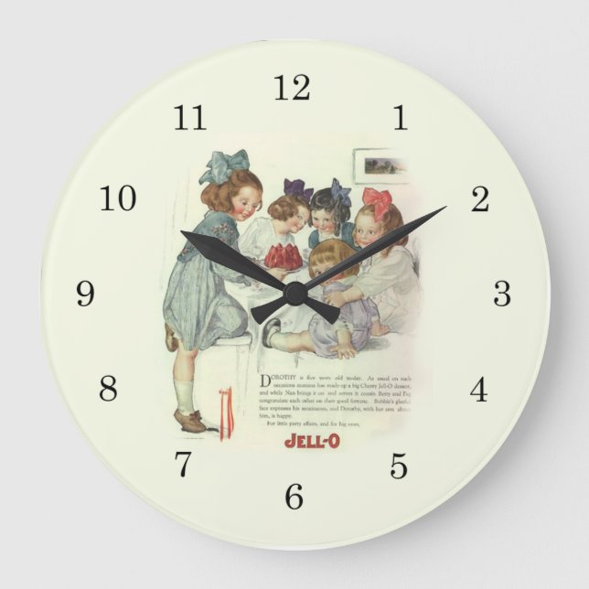 Vintage Jello Wall Clock (Front)