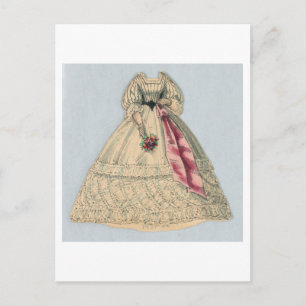Vintage Jenny Lind Paper Doll Postcard